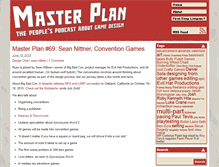 Tablet Screenshot of masterplanpodcast.net